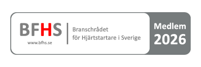 Logga för medlemskap i Branschrådet för hjärtstartare i Sverige 2026